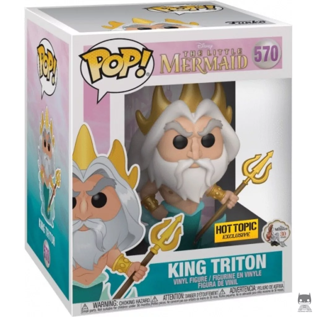 Figurine Funko POP Roi Triton avec boîte