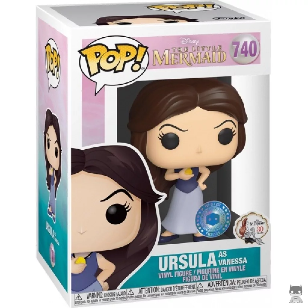 Figurine Funko POP Ursula en Vanessa avec boîte