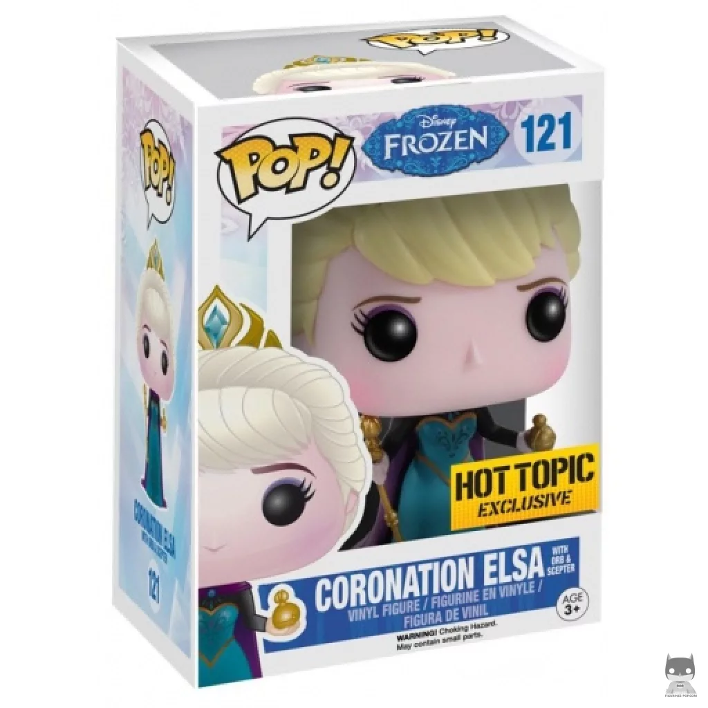 Figurine Funko POP Elsa Couronnement avec Orbe & Sceptre avec boîte
