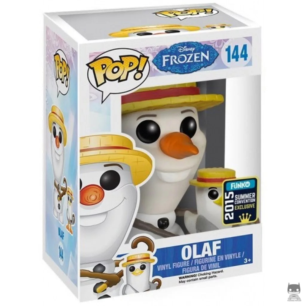 Figurine Funko POP Olaf avec Chapeau et Cane avec boîte