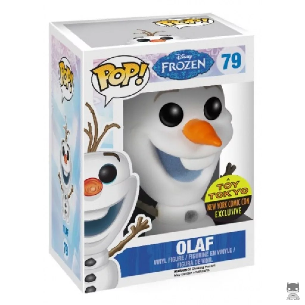 Figurine Funko POP Olaf (Flocked) avec boîte