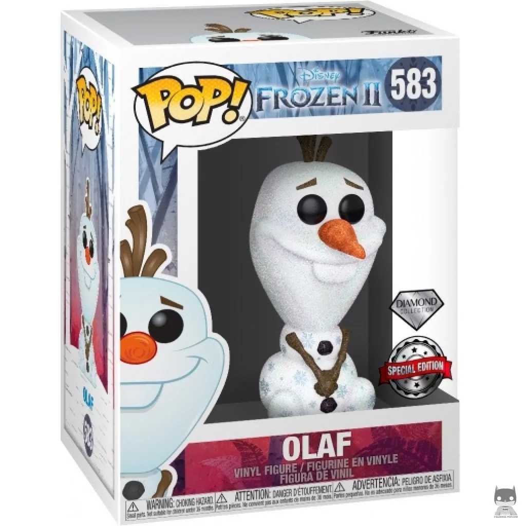 Figurine Funko POP Olaf (Diamond Glitter) avec boîte