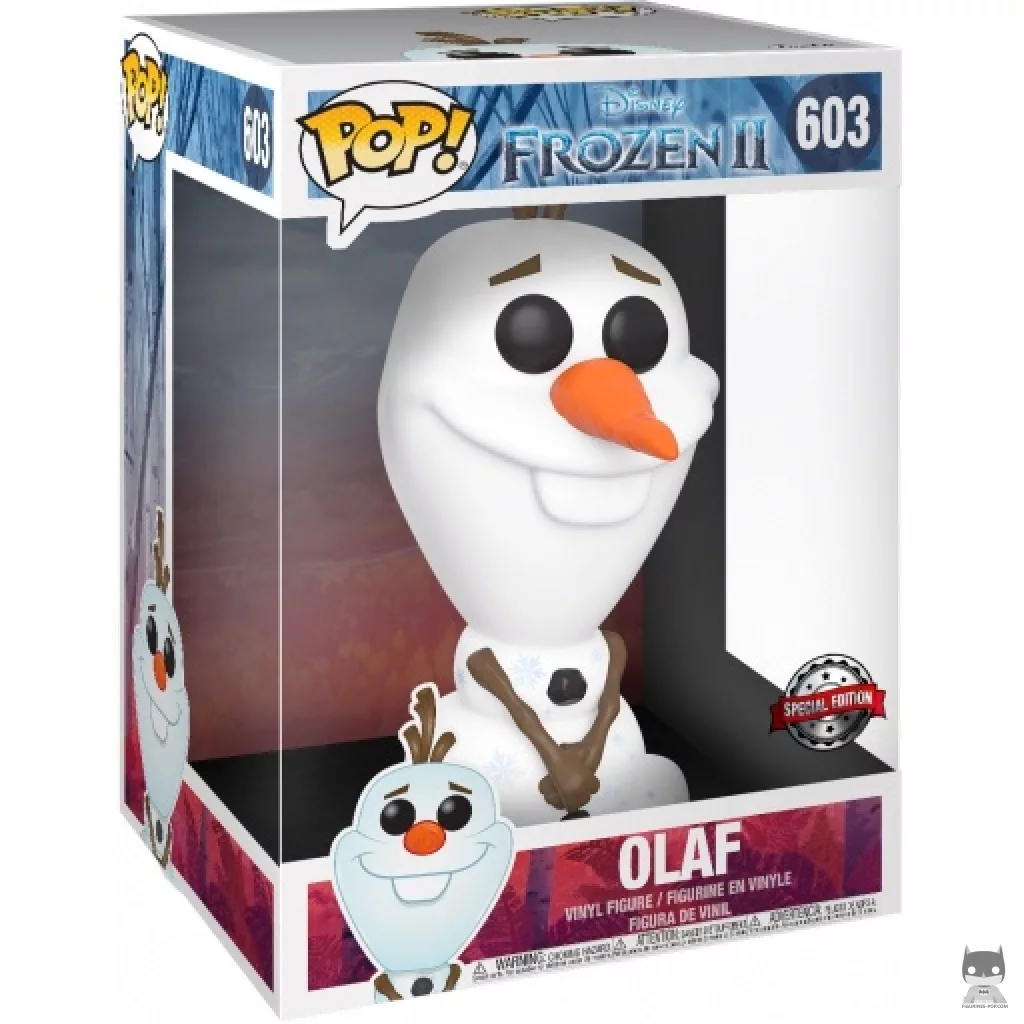 Figurine Funko POP Olaf (Supersized) avec boîte