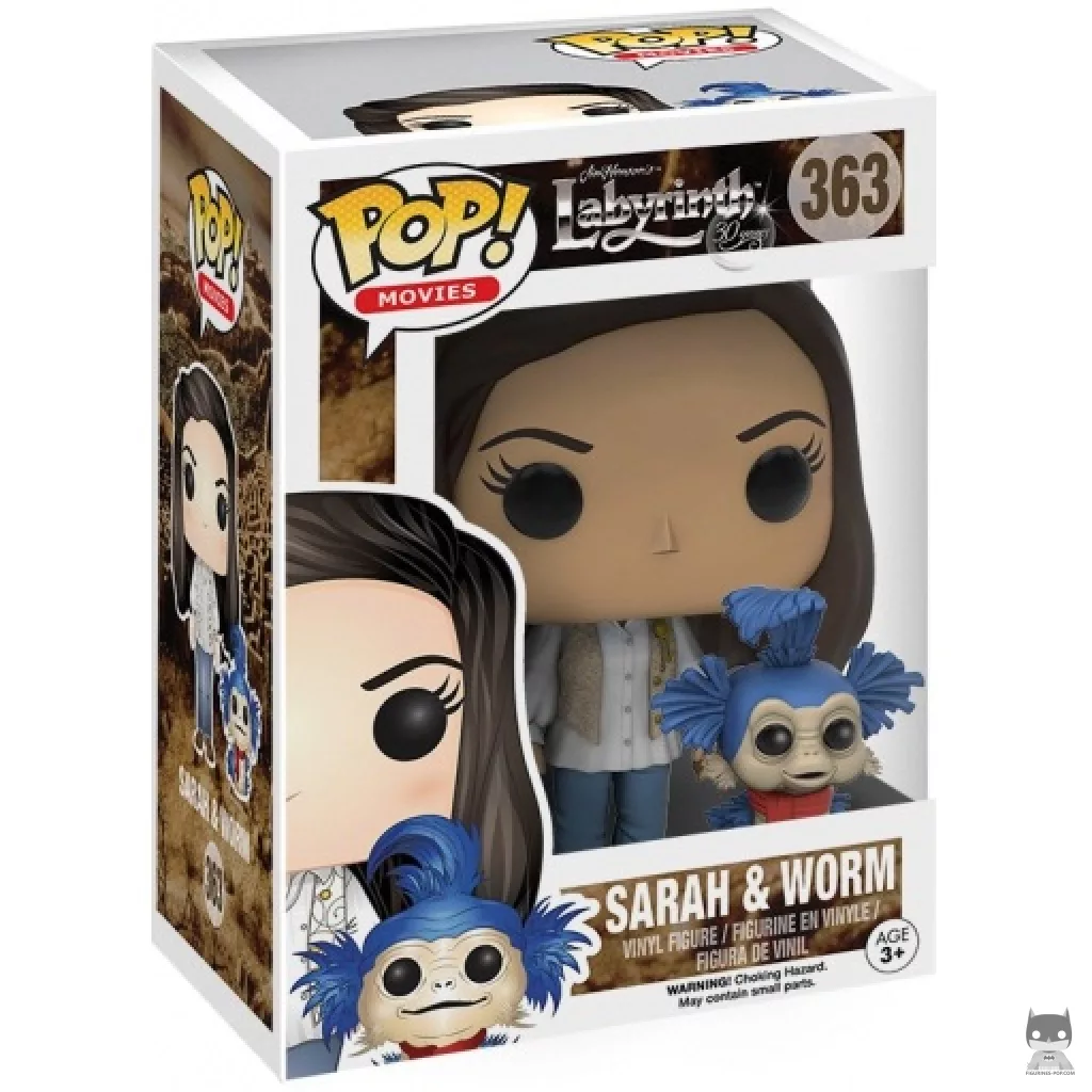 Figurine Funko POP Sarah avec Worm avec boîte