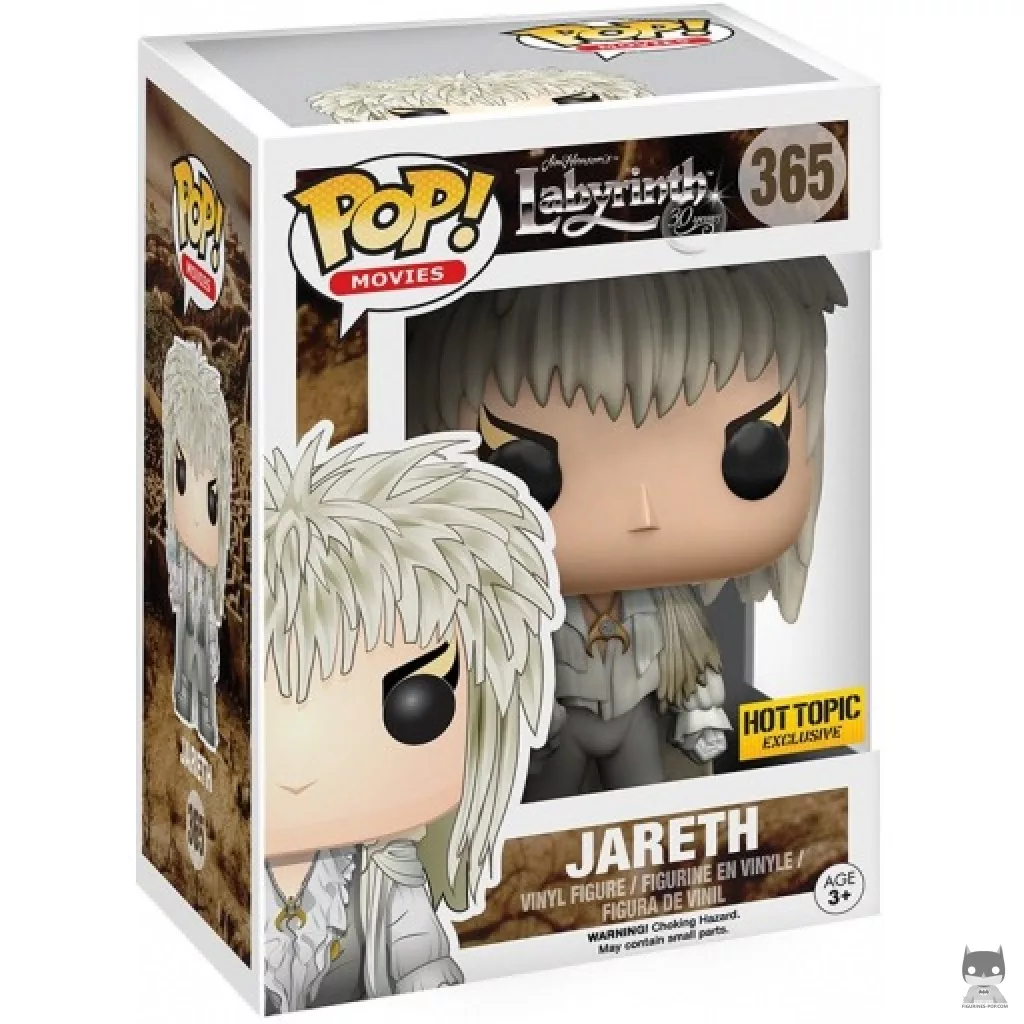 Figurine Funko POP Jareth (Combinaison Grise) avec boîte