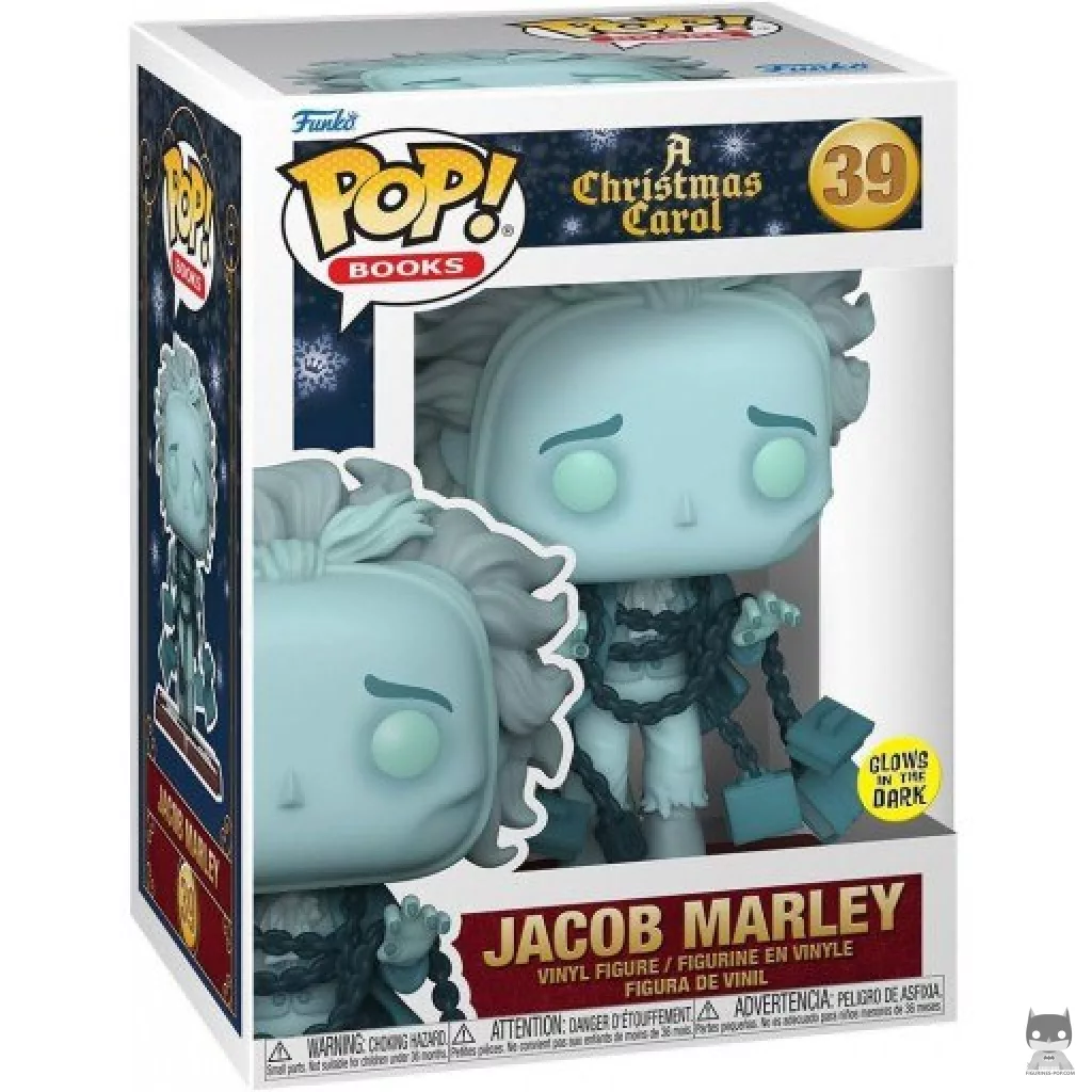 Figurine Funko POP Jacob Marley (Glow in the Dark) avec boîte