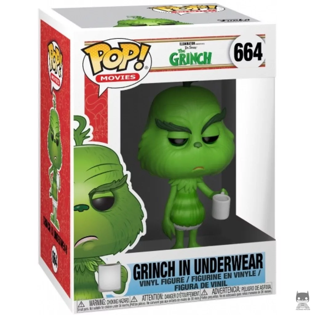 Figurine Funko POP Le Grinch en Slip avec boîte