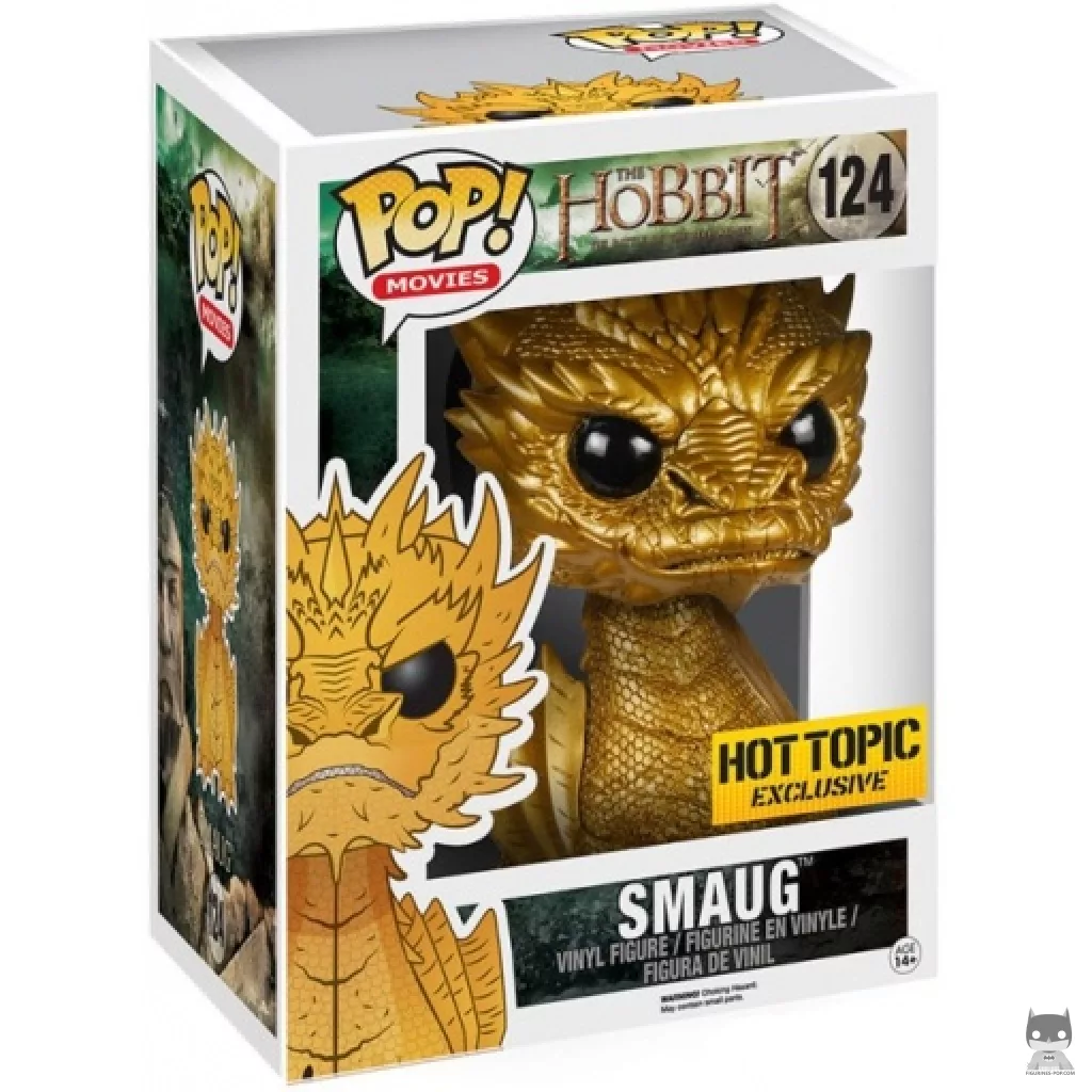 Figurine Funko POP Smaug (Doré) (Supersized) avec boîte