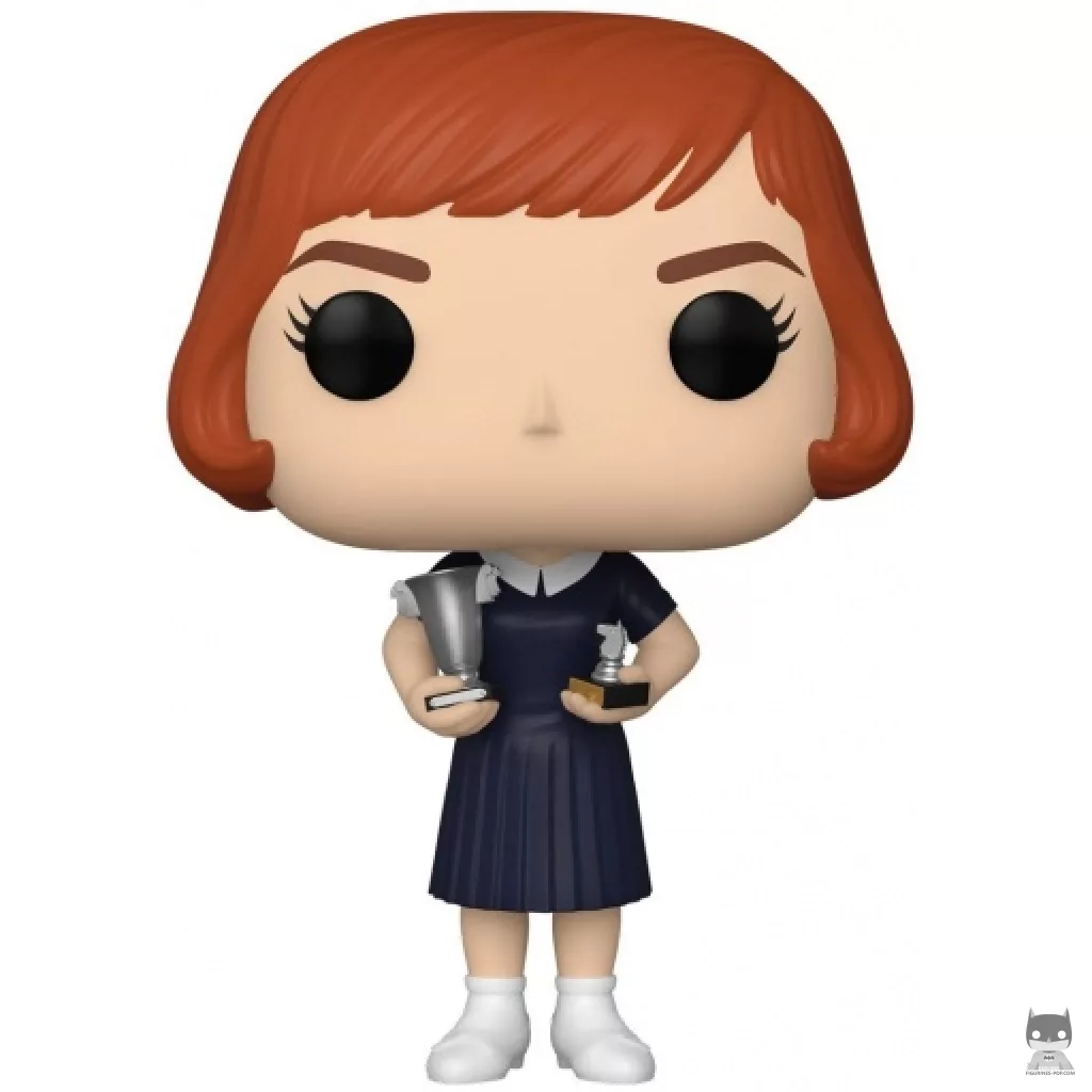 Figurine Funko POP Beth Harmon avec Trophées (Le jeu de la Dame)