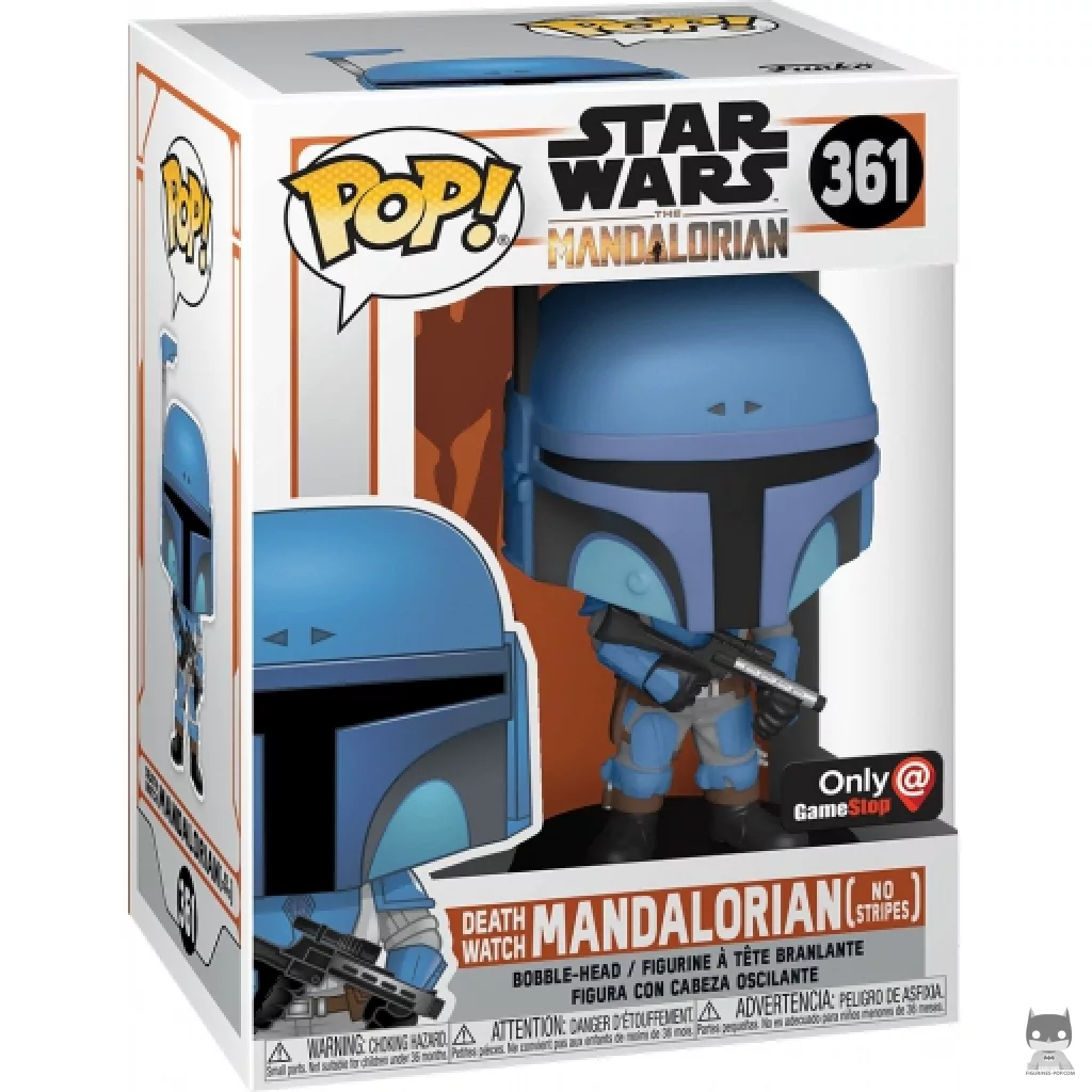 Figurine Funko POP Death Watch Mandalorian (No Stripes) avec boîte