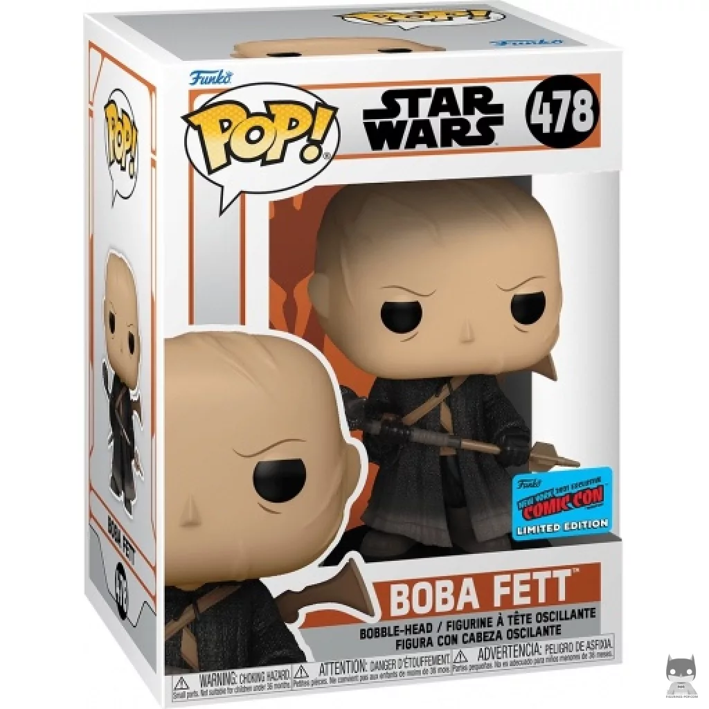 Figurine Funko POP Boba Fett sur Tattooine avec boîte