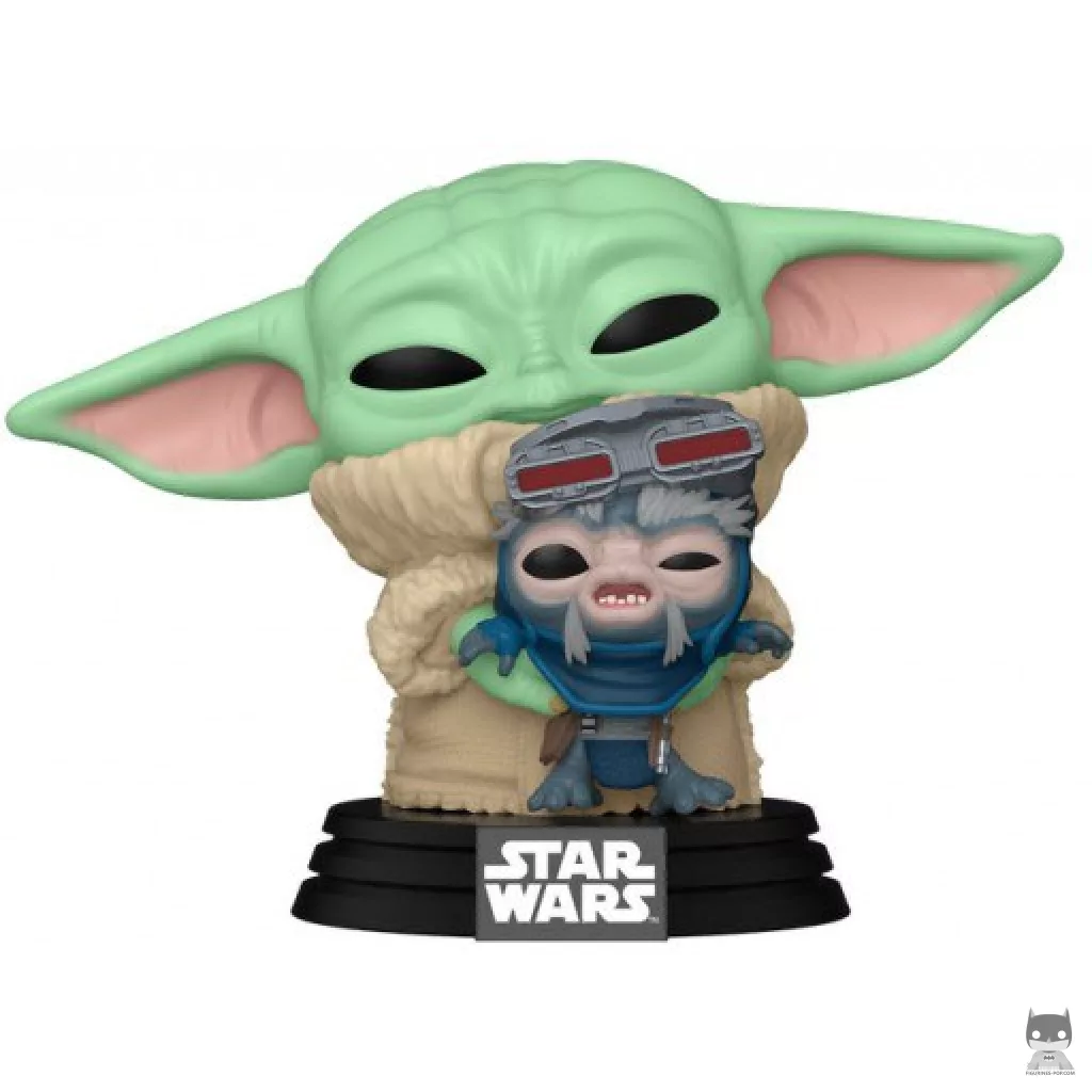 Figurine Funko POP Grogu avec Anzellan Droidsmith (Le Mandalorien (Star Wars))