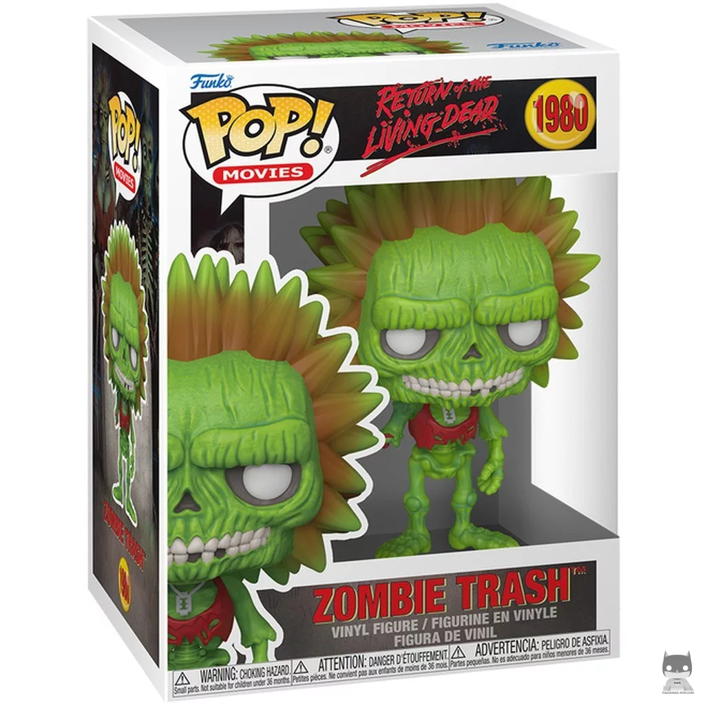 Figurine Funko POP Zombie Trash avec boîte