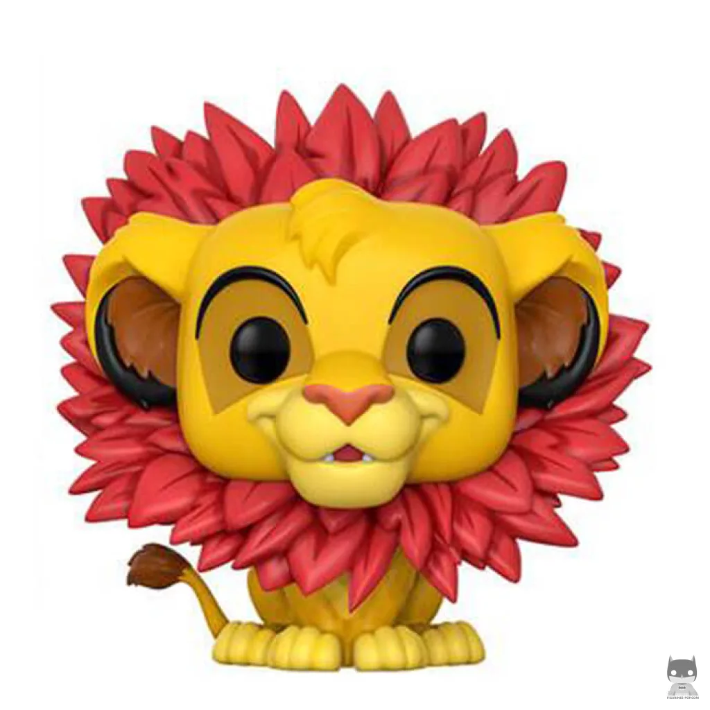 Figurine Funko POP Simba avec une crinière de feuilles (Le Roi Lion)