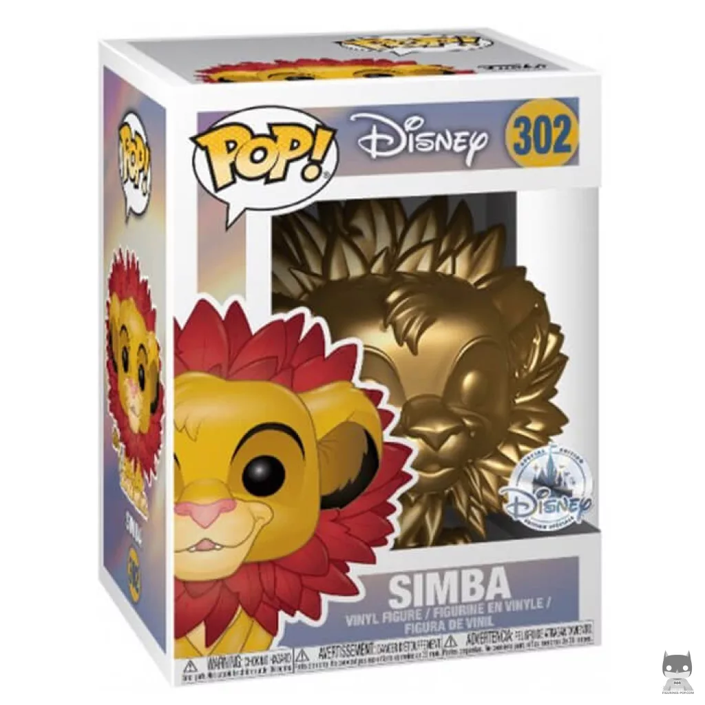 Figurine Funko POP Simba (Gold) avec boîte