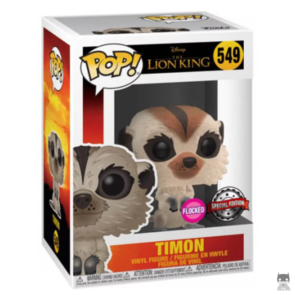 Figurine Funko POP Timon (Flocked) avec boîte