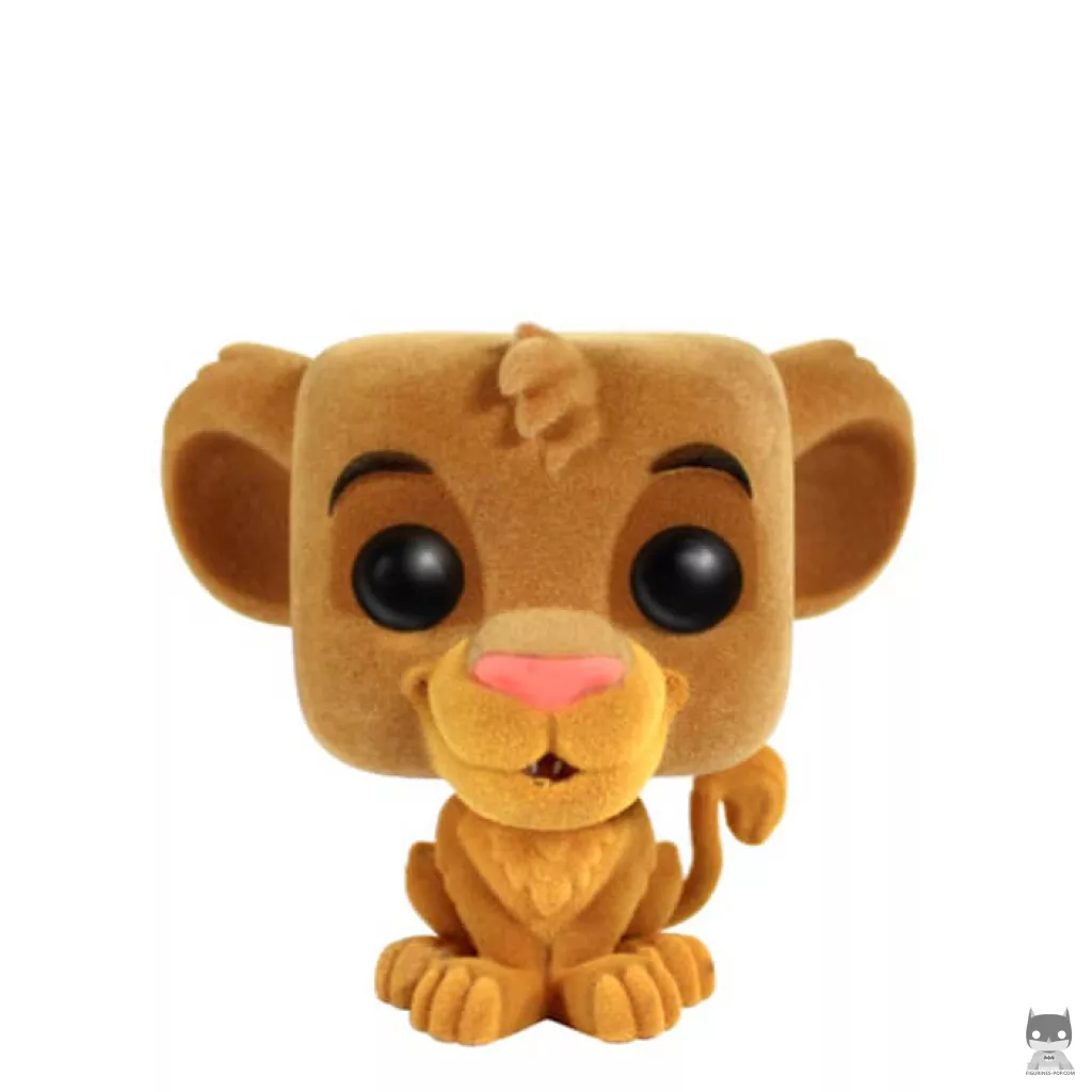 Figurine Funko POP Simba (Flocked) (Le Roi Lion)