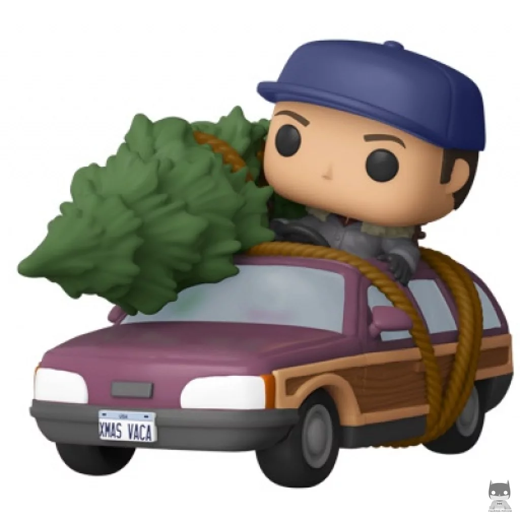 Figurine Funko POP Clark Griswold avec Sapin sur Voiture (Le sapin a les boules)