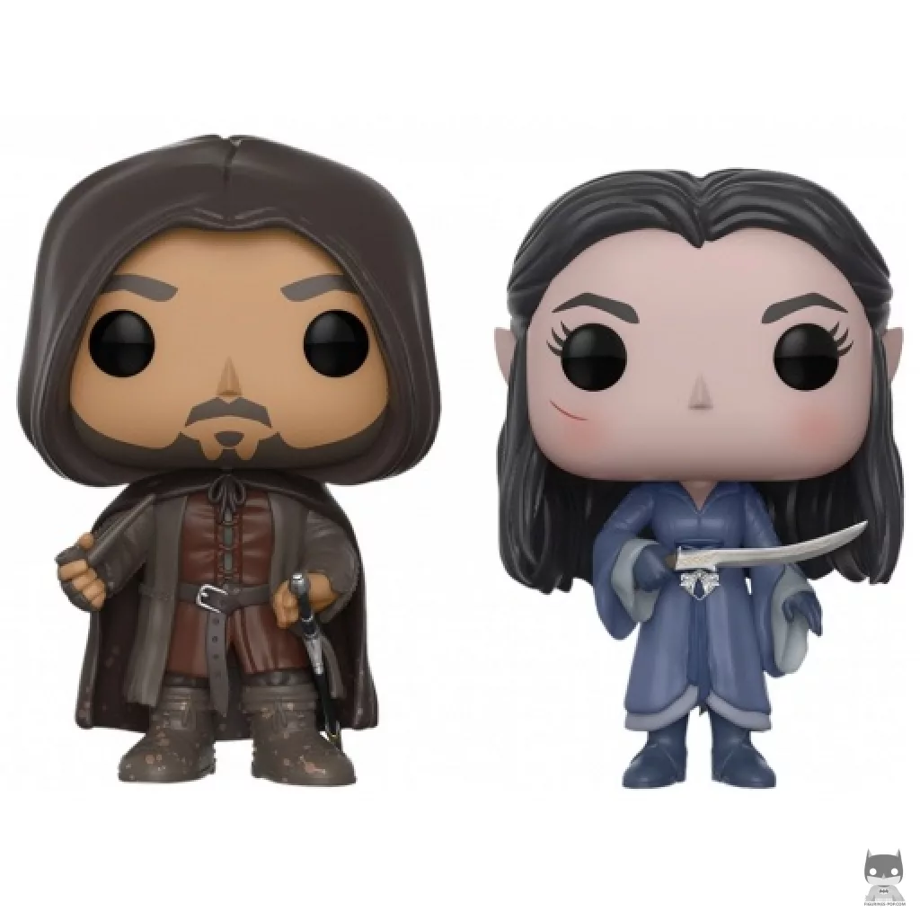 Figurine Funko POP Aragorn & Arwen (Le Seigneur des Anneaux)