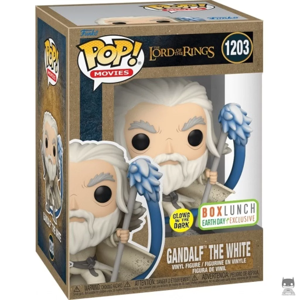 Figurine Funko POP Gandalf le Blanc (Glow in the Dark) avec boîte