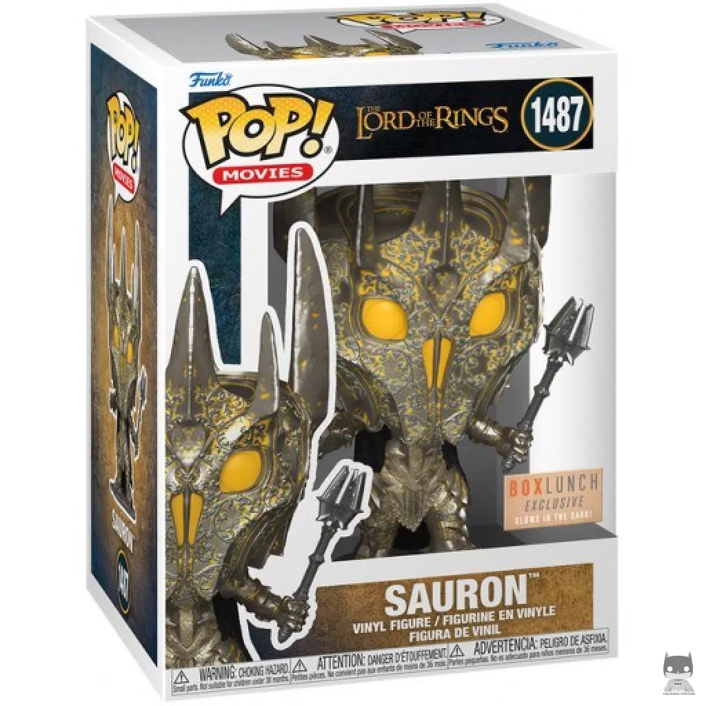 Figurine Funko POP Sauron (Glow in the Dark) avec boîte