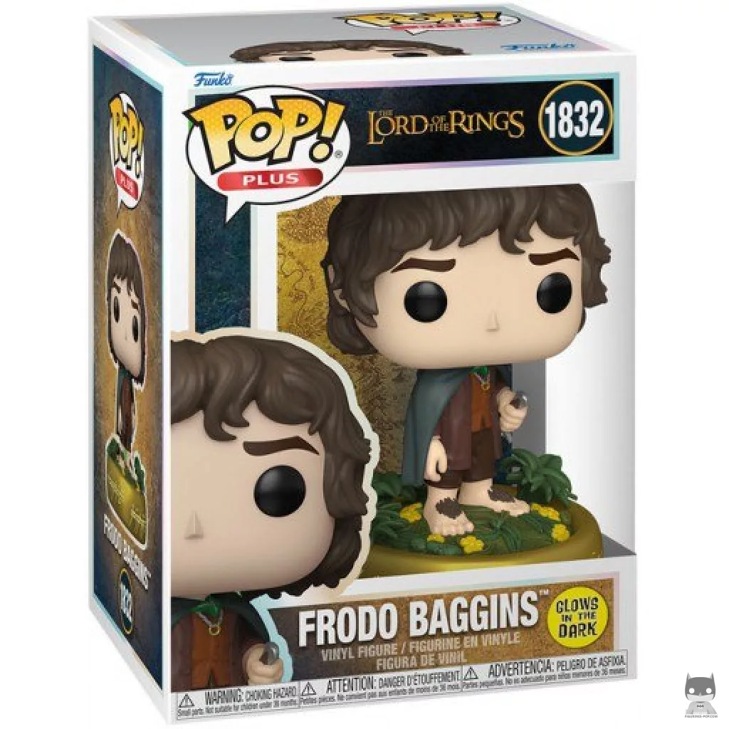 Figurine Funko POP Frodon Sacquet (Glow in the Dark) avec boîte