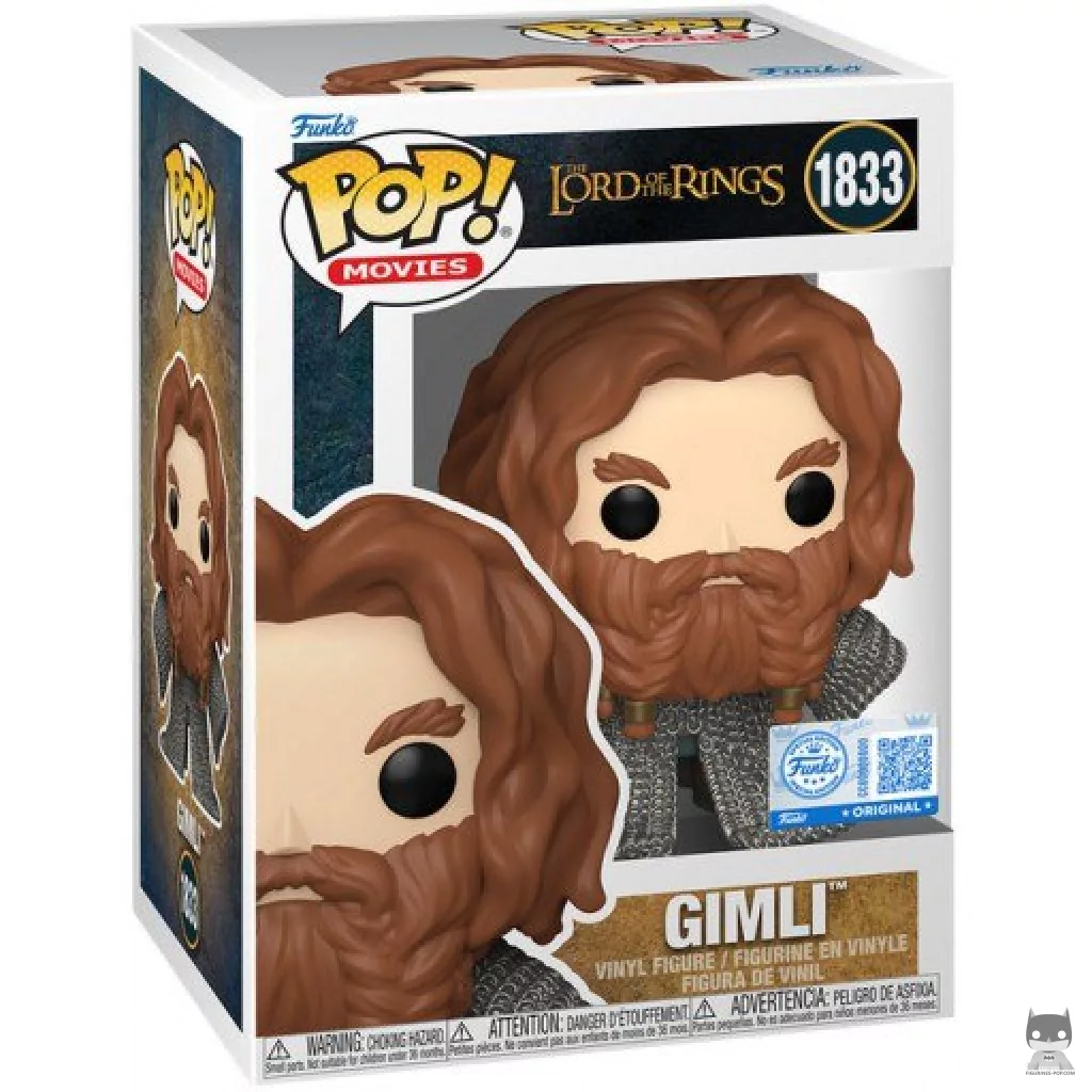 Figurine Funko POP Gimli avec boîte