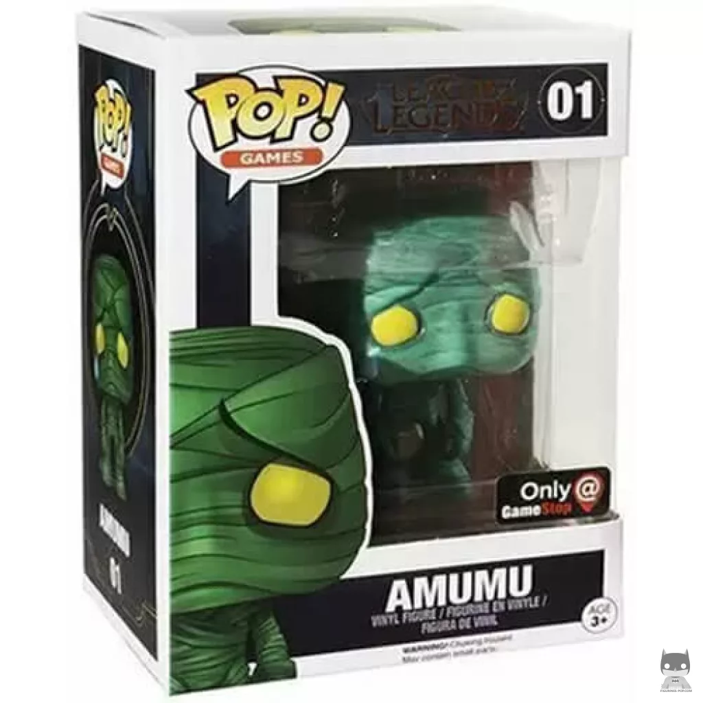 Figurine Funko POP Amumu avec boîte