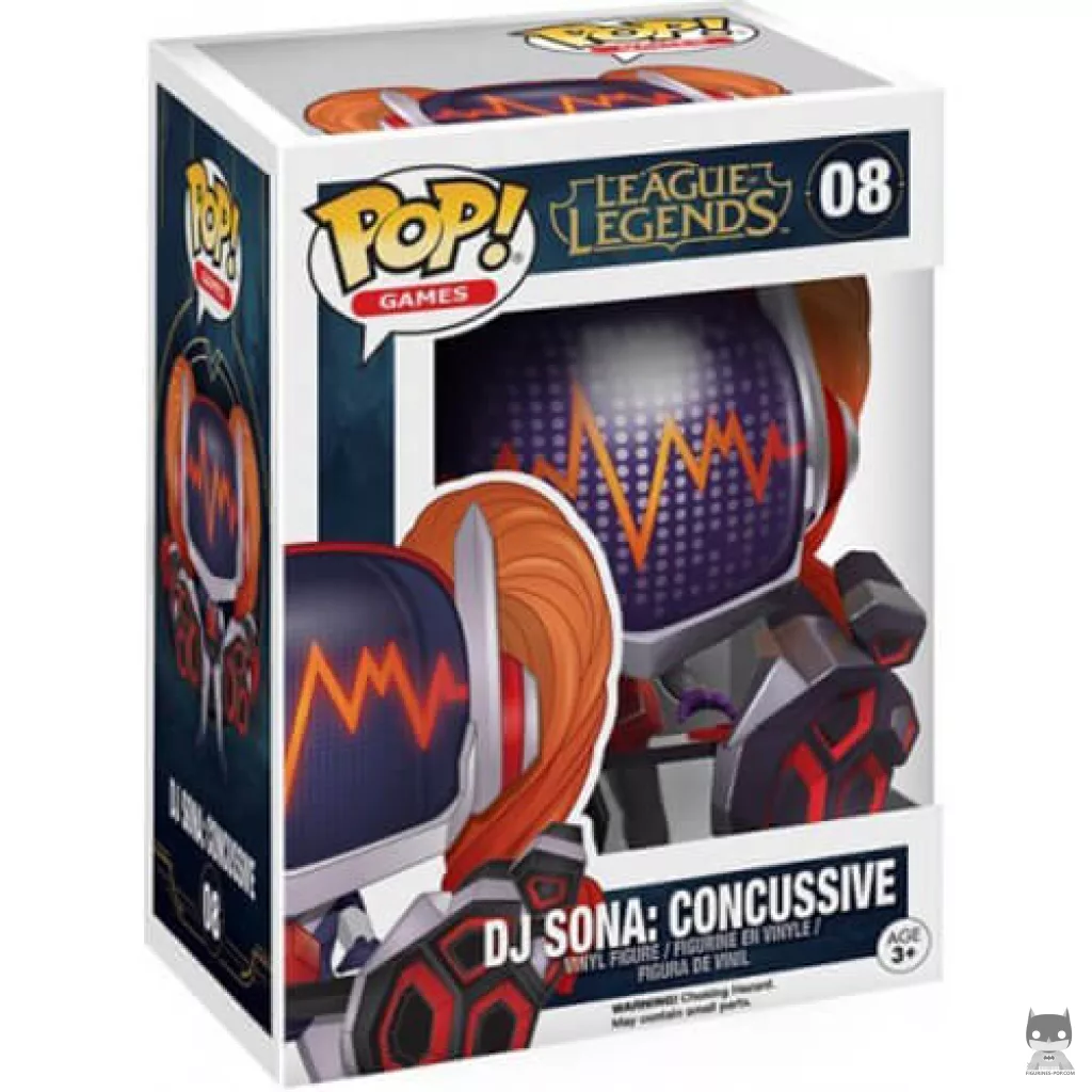 Figurine Funko POP DJ Sona : Concussive avec boîte