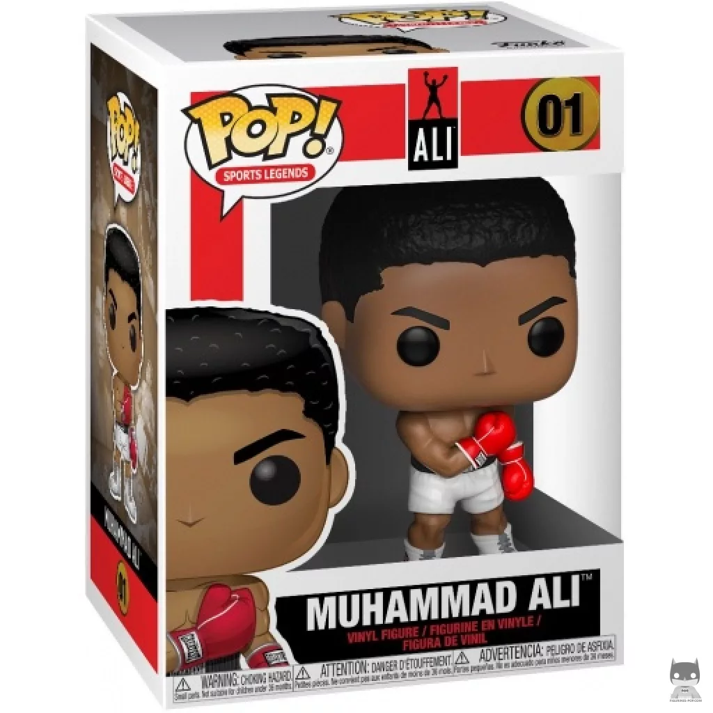 Figurine Funko POP Mohamed Ali avec boîte