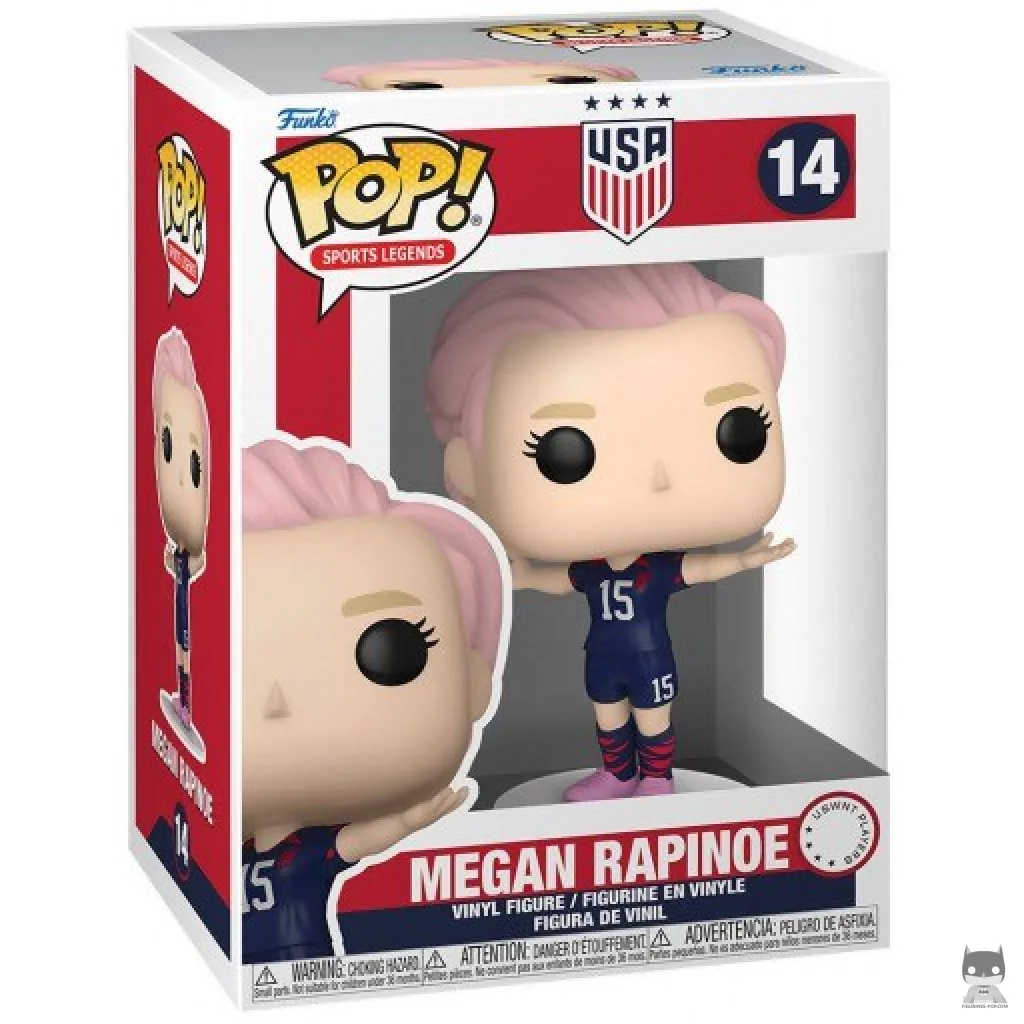 Figurine Funko POP Megan Rapinoe avec boîte