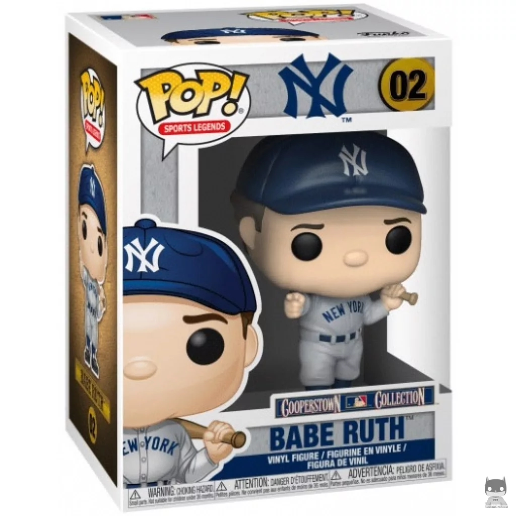 Figurine Funko POP Babe Ruth avec boîte