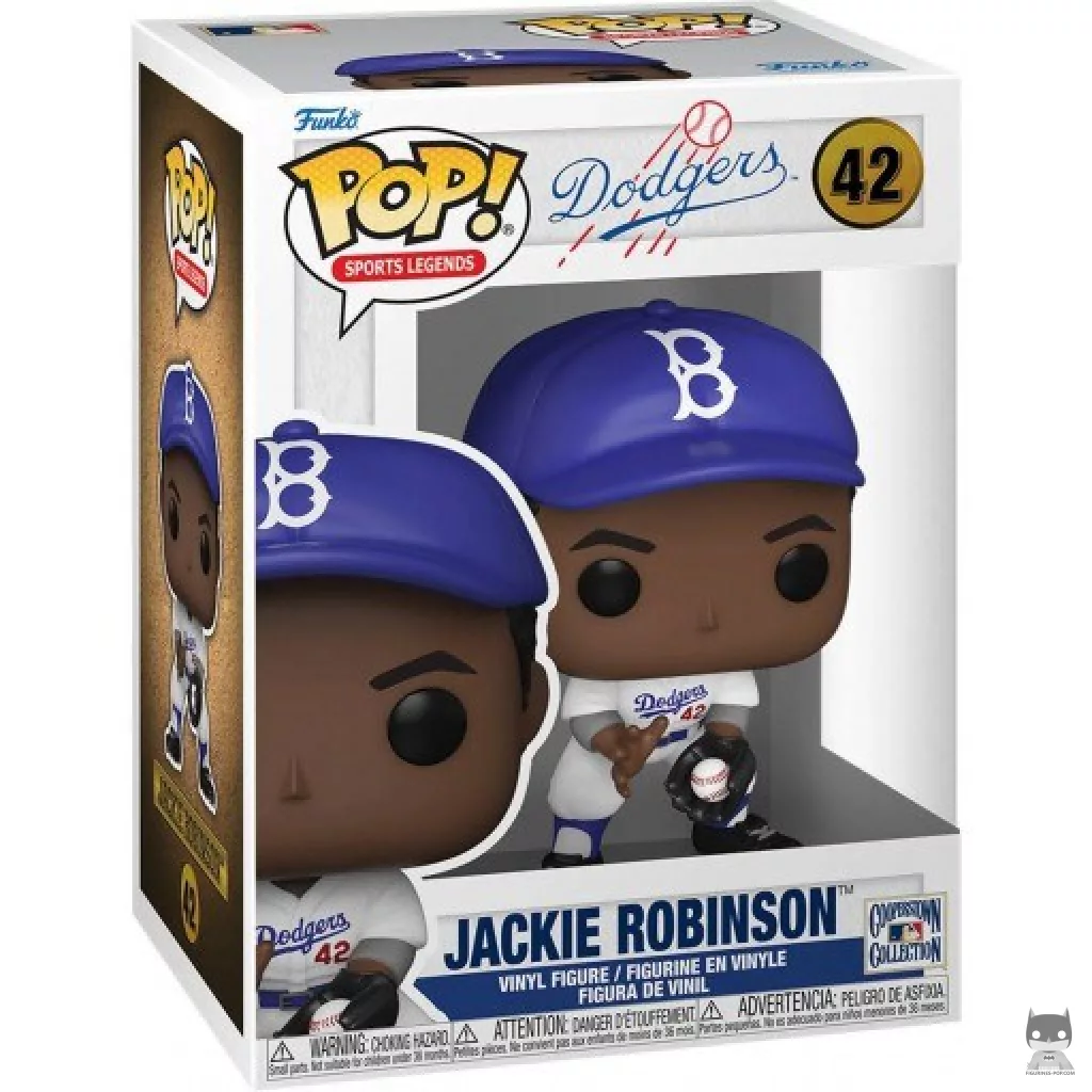 Figurine Funko POP Jackie Robinson avec boîte