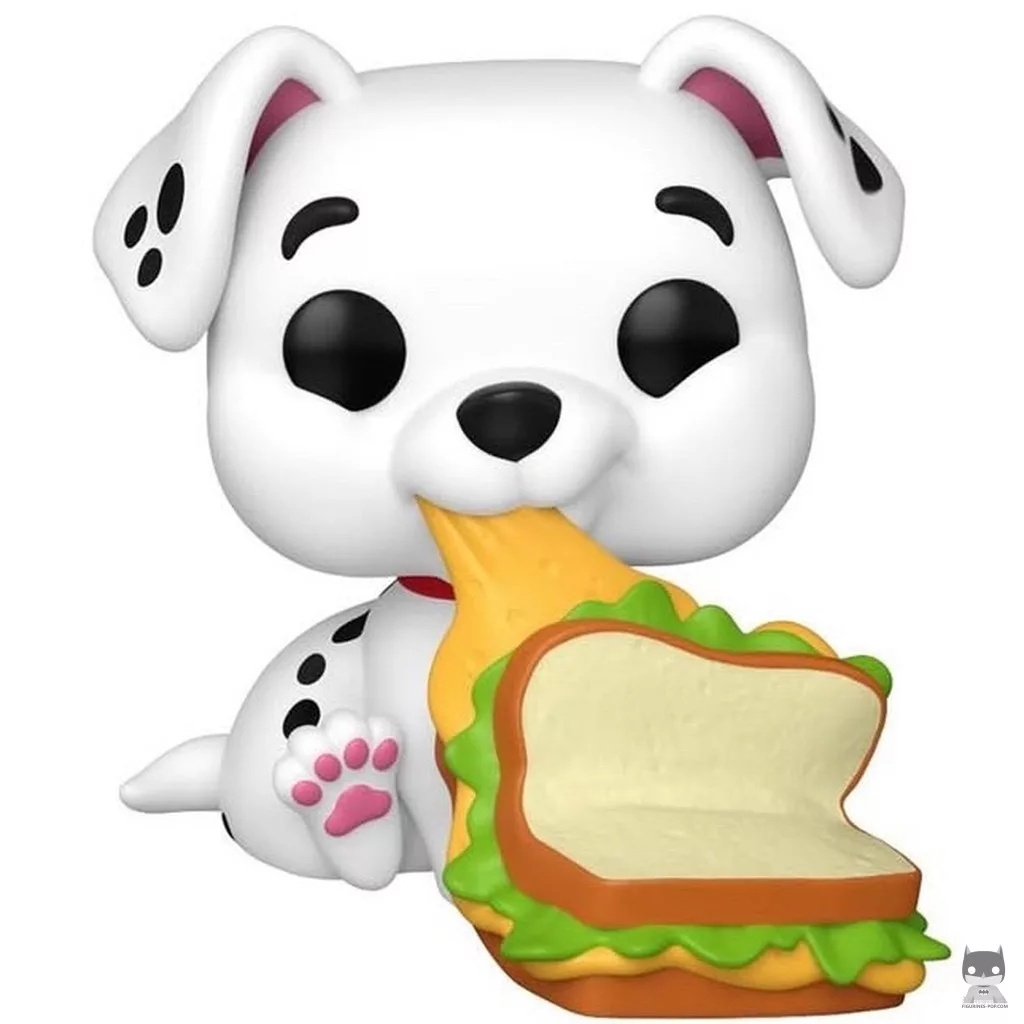 Figurine Funko POP Rolly avec Sandwich Fromage (Les 101 Dalmatiens)