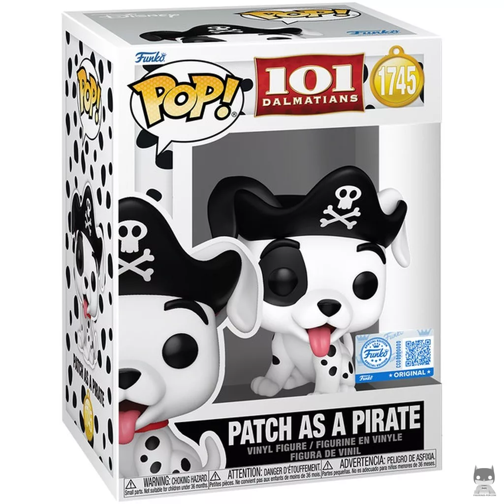 Figurine Funko POP Patch en pirate avec boîte