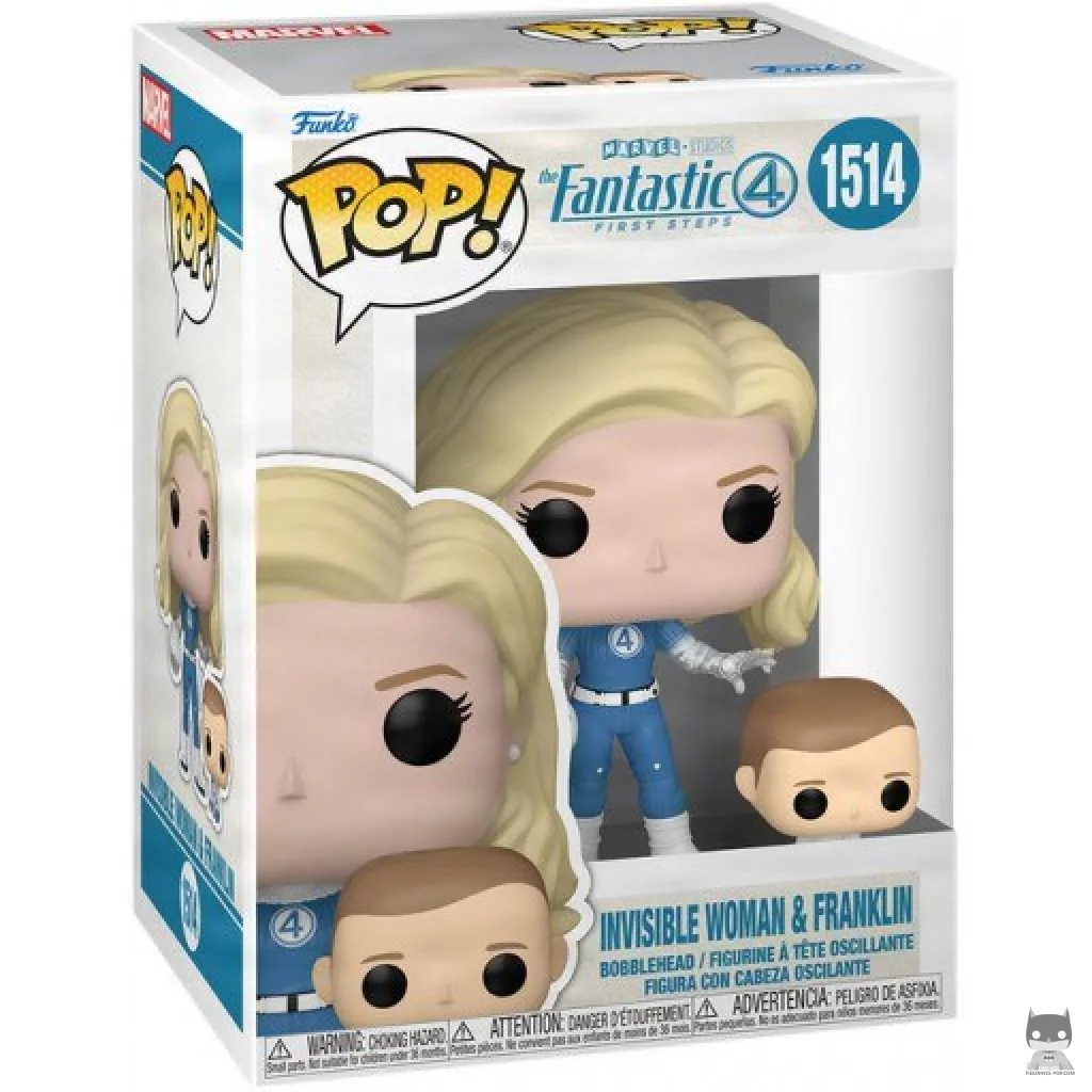 Figurine Funko POP Femme Invisible & Franklin avec boîte