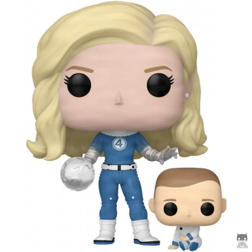 Figurine Funko POP Femme Invisible & Franklin (Les 4 Fantastiques : Premiers pas)