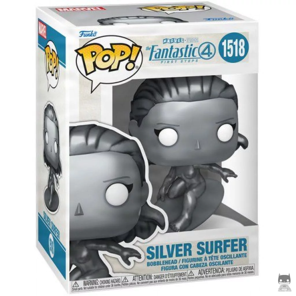 Figurine Funko POP Surfer d'Argent avec boîte