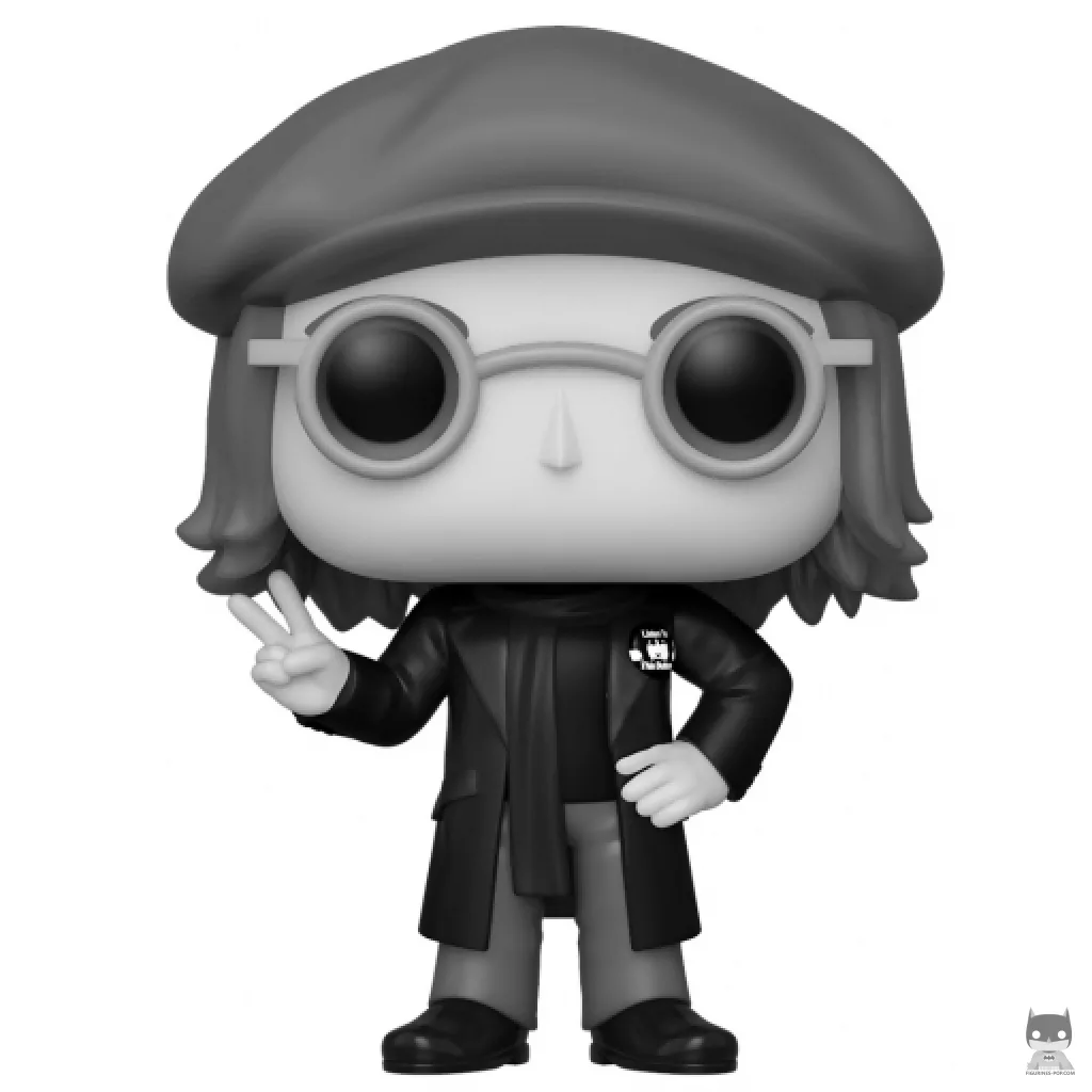 Figurine Funko POP John Lennon (Noir & Blanc) (Chase) (Les Beatles)