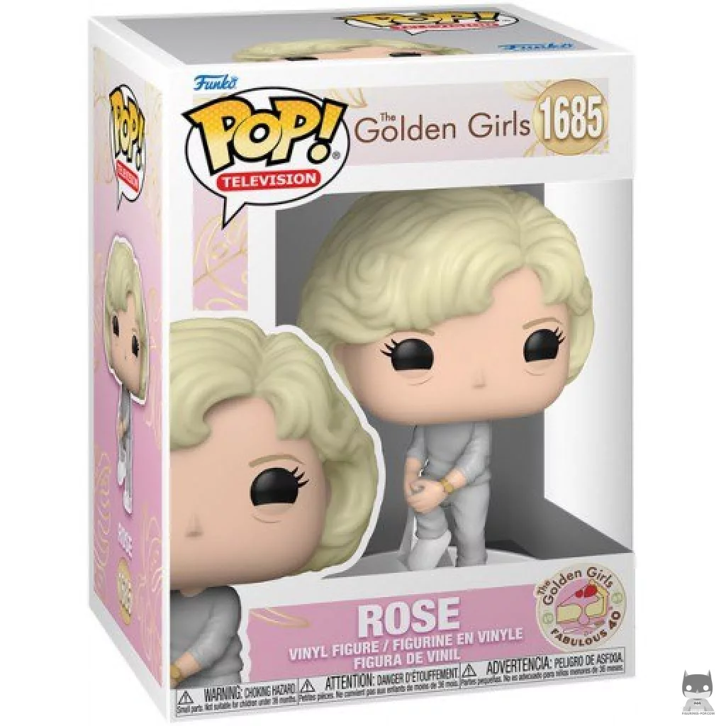 Figurine Funko POP Rose en Tenue de Gym (Fabulous 40) avec boîte