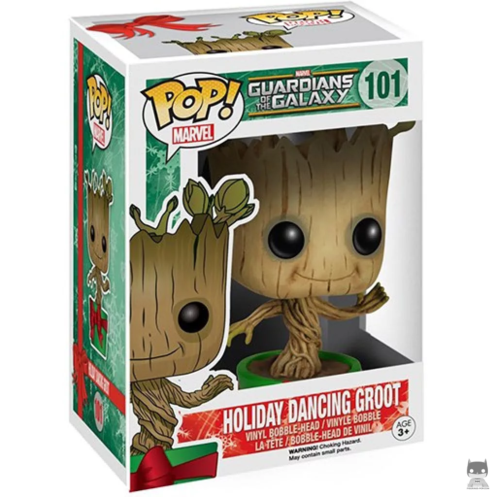 Figurine Funko POP Groot (Noël) avec boîte