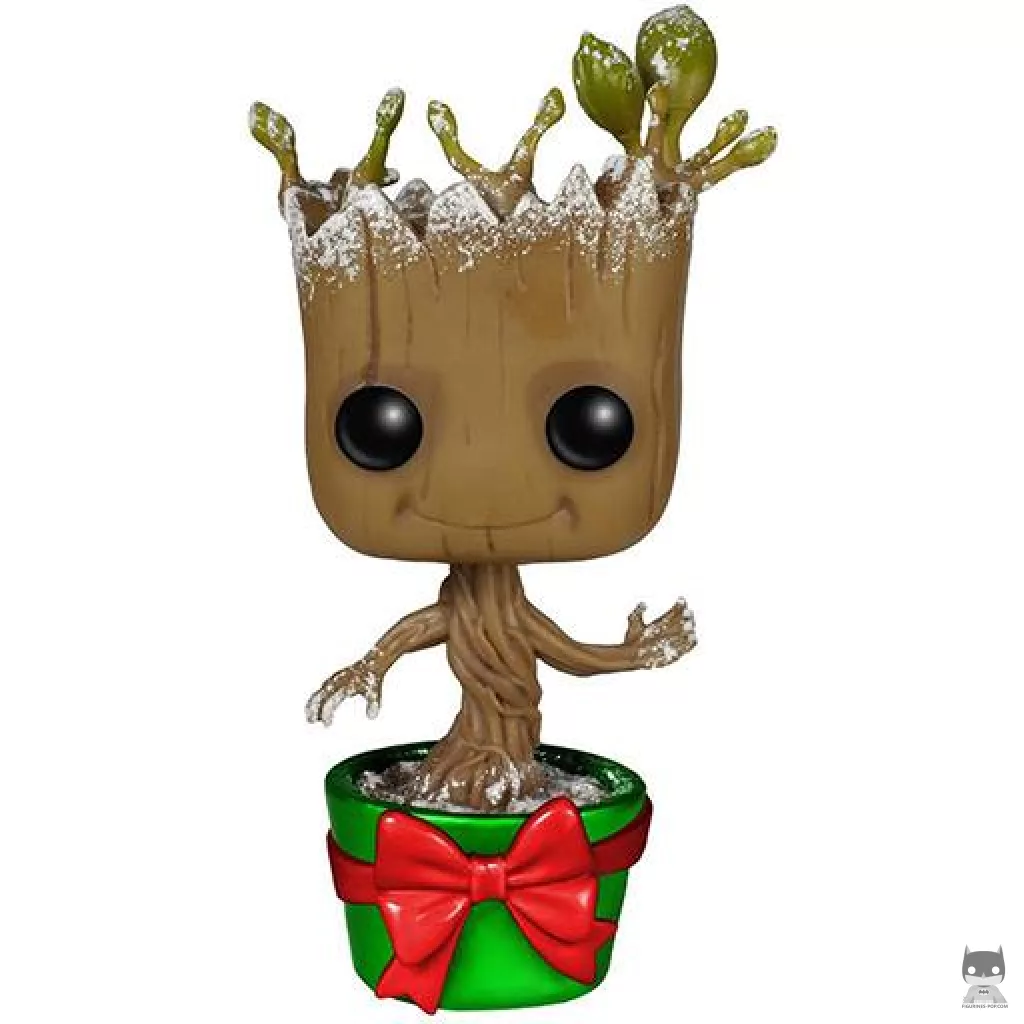 Figurine Funko POP Groot (Noël) (Metallic) (Les Gardiens de la Galaxie)