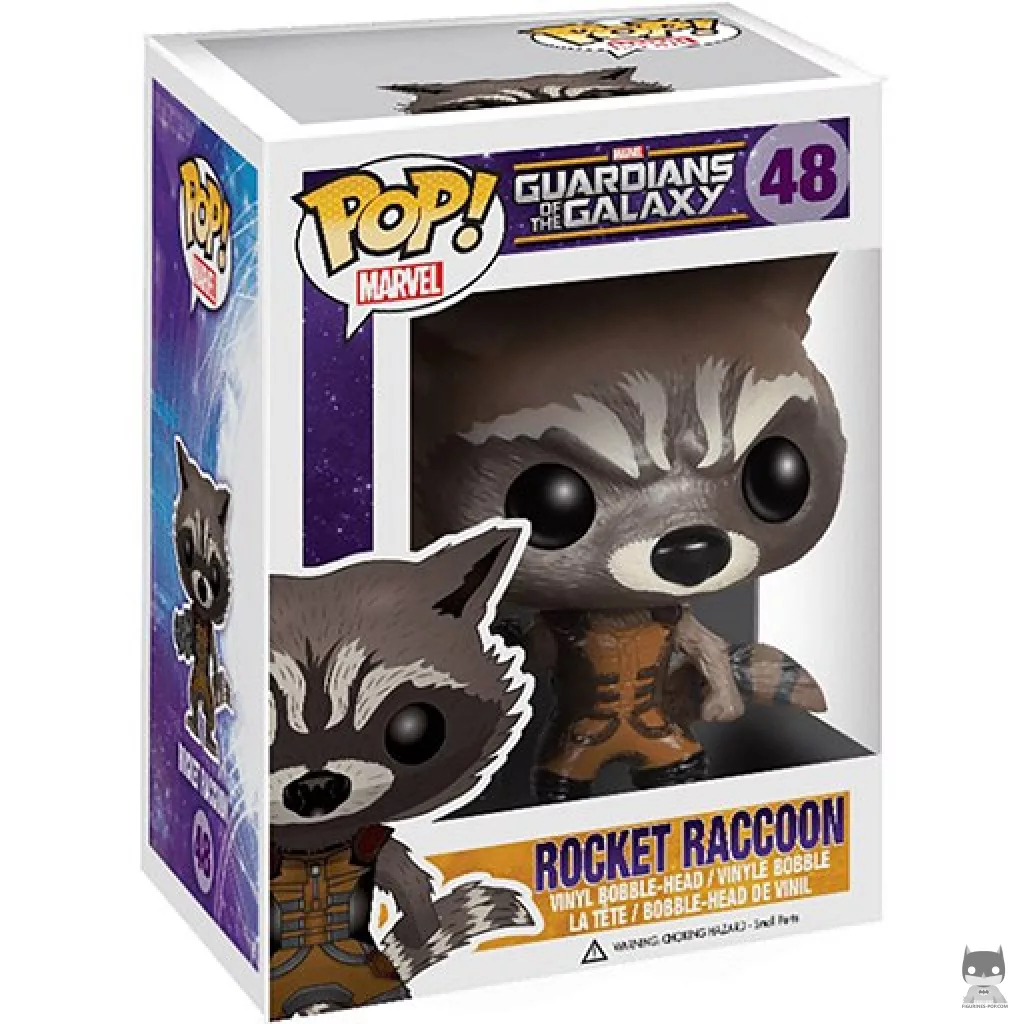 Figurine Funko POP Rocket Raccoon (Tenue Ravager) avec boîte