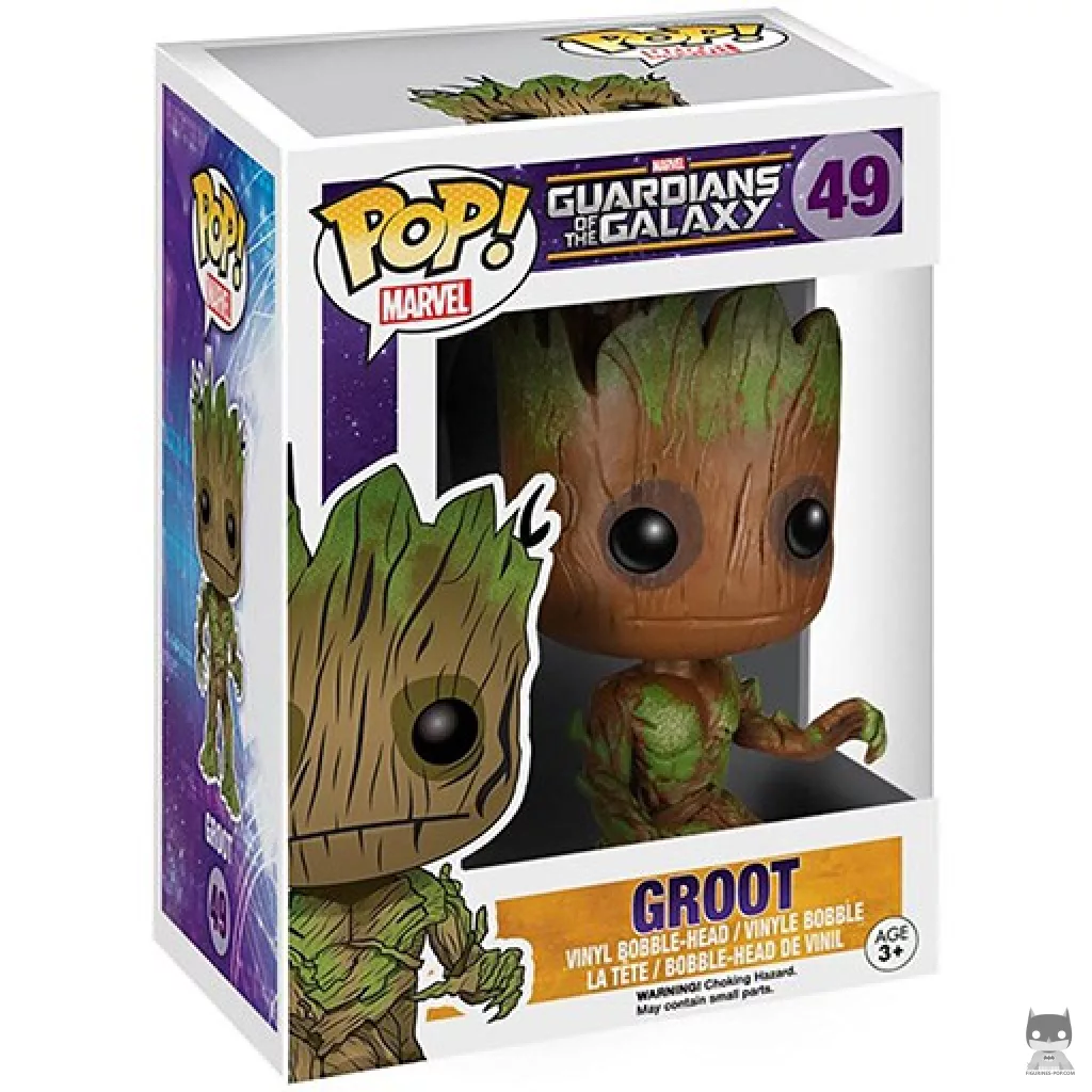 Figurine Funko POP Groot (Recouvert de mousse) avec boîte