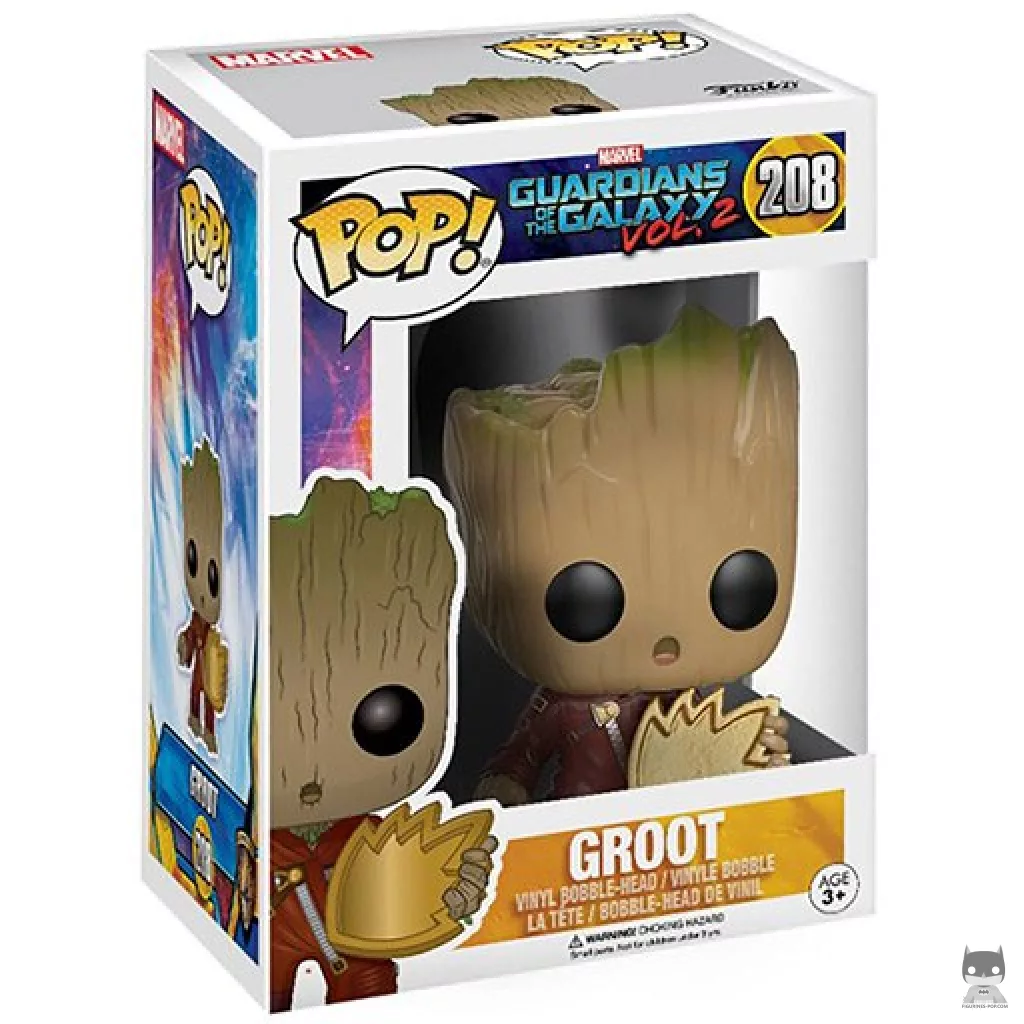 Figurine Funko POP Groot (avec une pièce) avec boîte