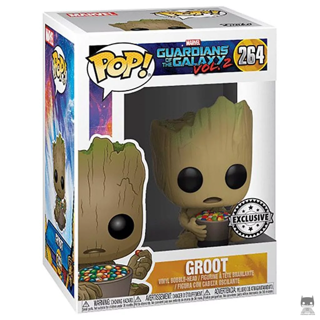 Figurine Funko POP Groot (avec bol de bonbons) avec boîte