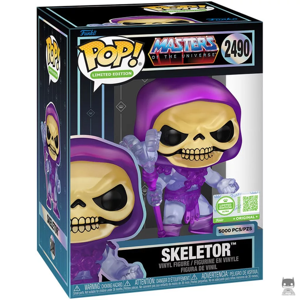 Figurine Funko POP Skeletor (Translucide) avec boîte