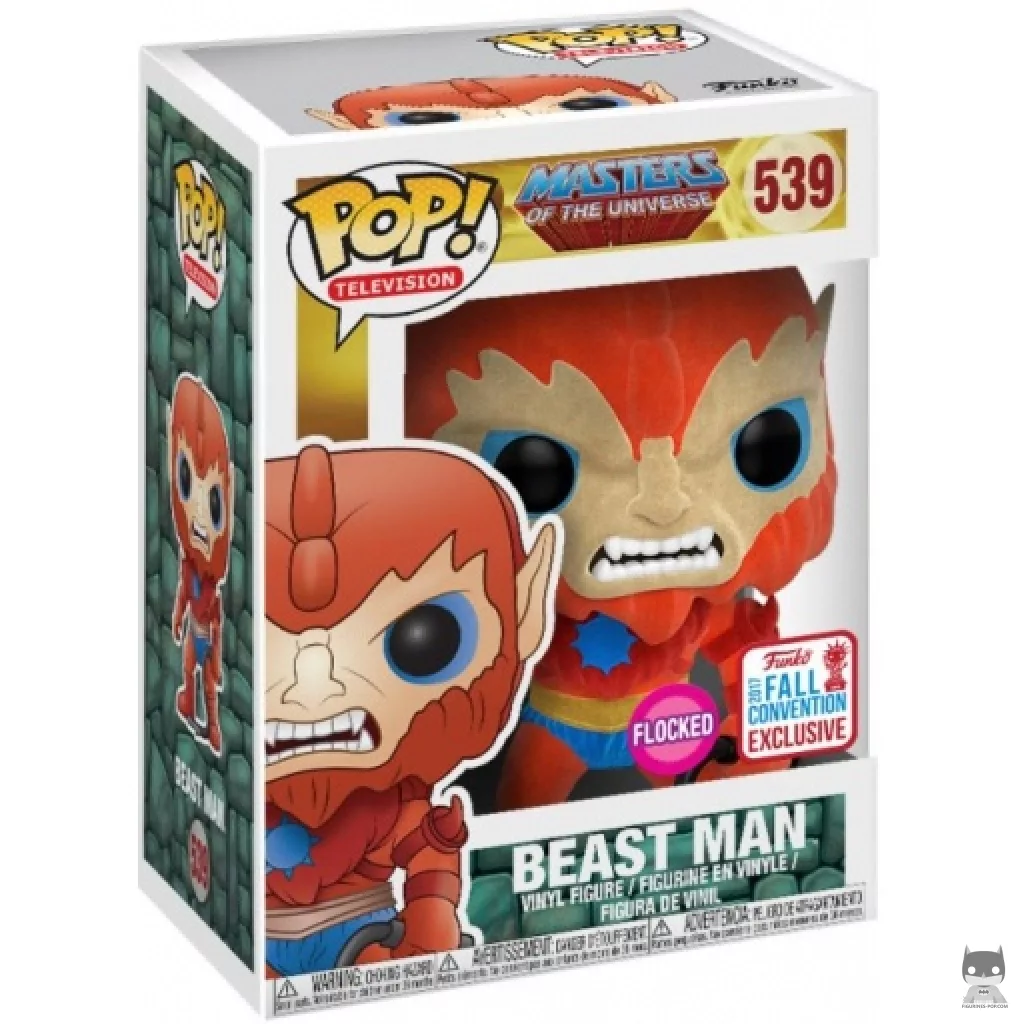 Figurine Funko POP Beast Man (Flocked) avec boîte