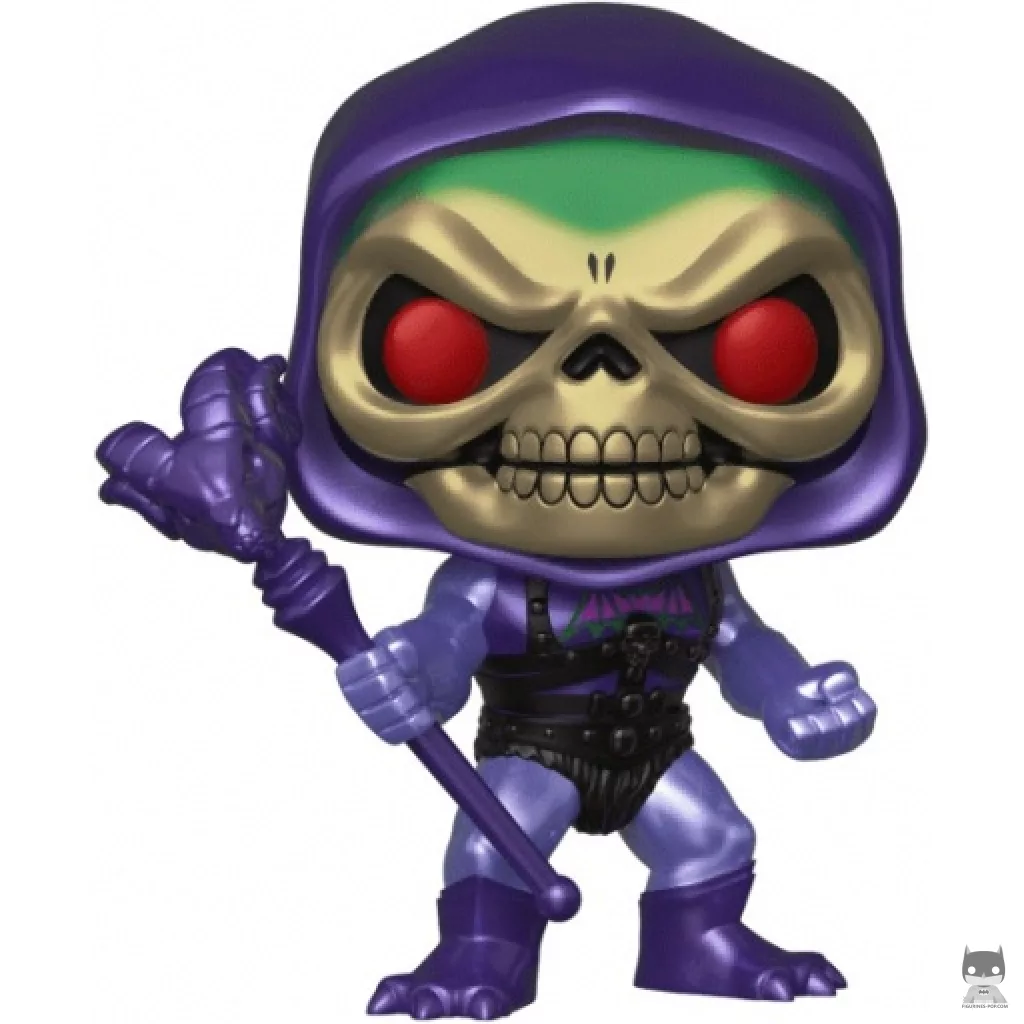 Figurine Funko POP Skeletor avec Armure de Combat (Metallic) (Les Maîtres de l'univers)