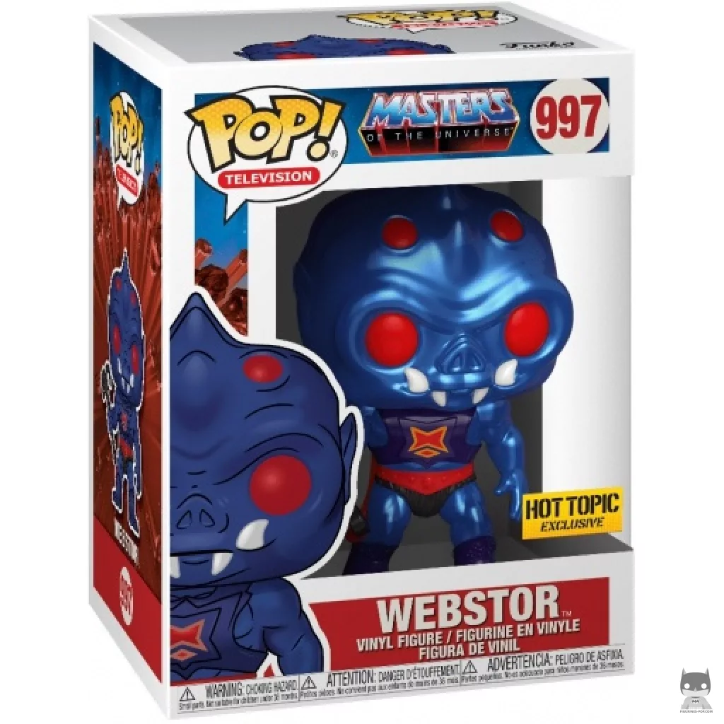 Figurine Funko POP Webstor (Metallic) avec boîte